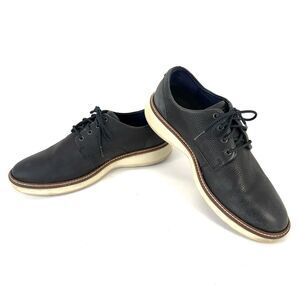 ECCO Men's Aurora Hybrid Tie Derby Oxfords Black Leather EU 46 Size 12-12.5 US